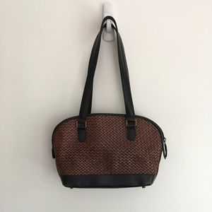Talbots Brown Woven Handbag